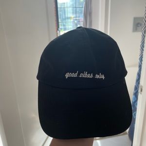 Good vibes only hat